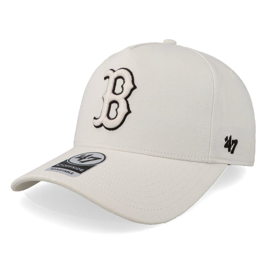 Gorra '47 MLB Red Sox Foundation Blanco/Negro Unitalla