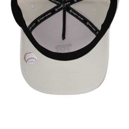 Gorra '47 MLB Red Sox Foundation Blanco/Negro Unitalla