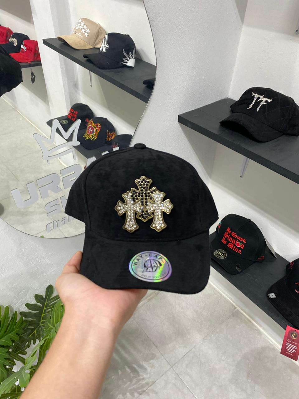 WAY CAPS PLACA BRILLOSA